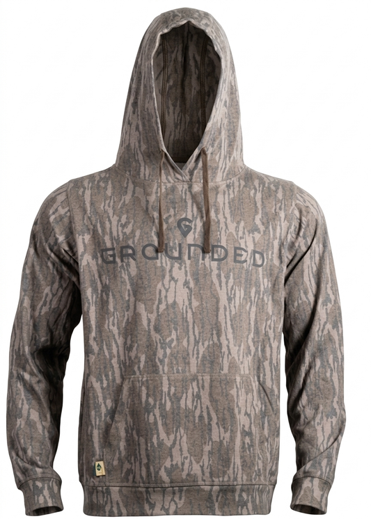 Grounded Mossy Oak Original Bottom Land Faded Hoodie
