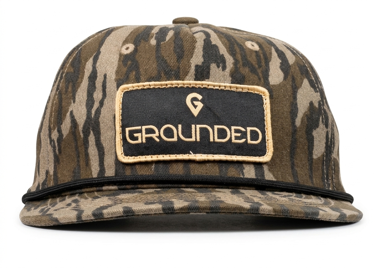 Grounded Rope Patch Hat Mossy Oak Original Bottom Land