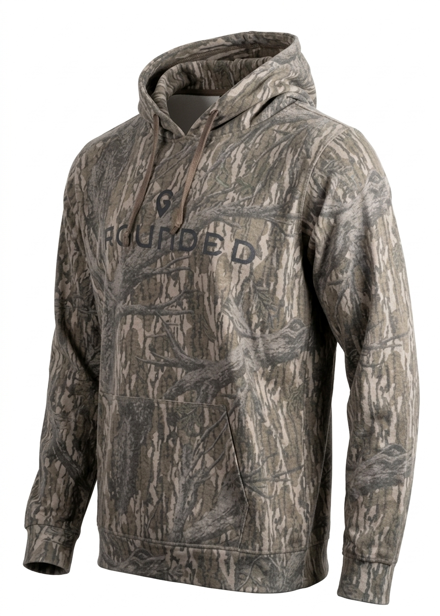 Grounded Mossy Oak Original Tree Stand Faded Hoodie